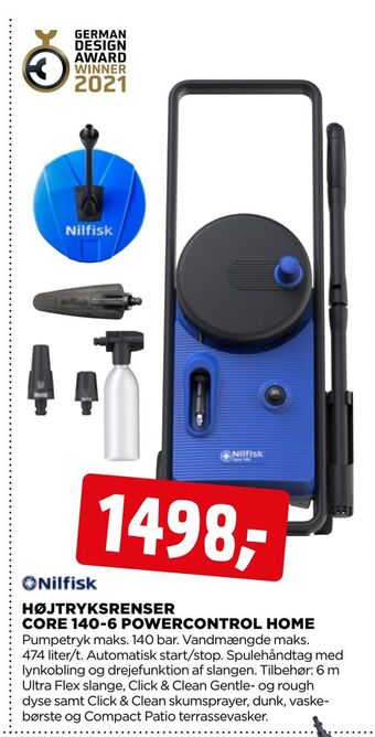 jem & fix Højtryksrenser core 140-6 powercontrol home tilbud