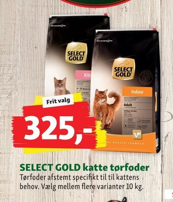 Maxi Zoo Select gold katte tørfoder tilbud