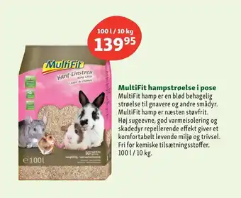 Multifit hampstrøelse i pose
