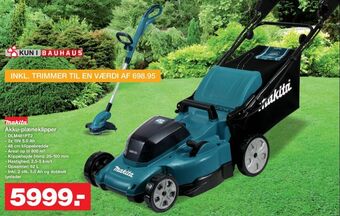 Bauhaus Makita plæneklipper tilbud