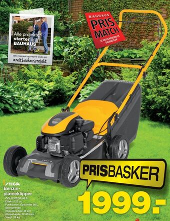 Bauhaus Stiga plæneklipper tilbud