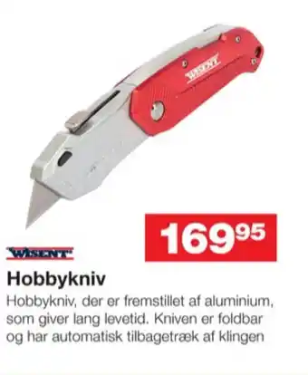 Bauhaus Wisent hobbykniv tilbud
