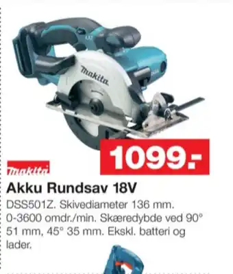 Bauhaus Makita rundsav tilbud