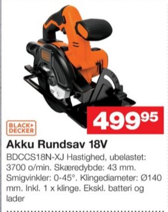 Black&decker rundsav