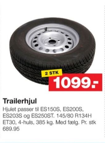 Bauhaus Ukendt trailerhjul tilbud