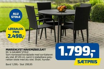 Davidsen Marienlyst havemøbelsæt tilbud