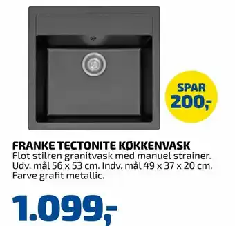 Franke tectonite køkkenvask