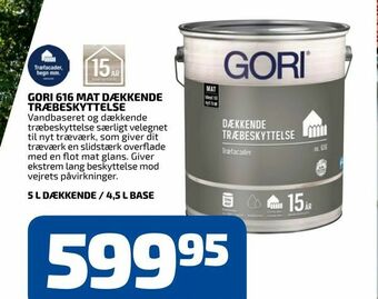 Davidsen Gori 616 mat dækkende træbeskyttelse tilbud