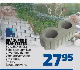 Davidsen Grå super 8 plantesten tilbud