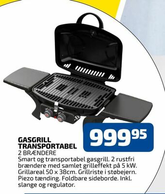 Davidsen Gasgrill transportabel tilbud
