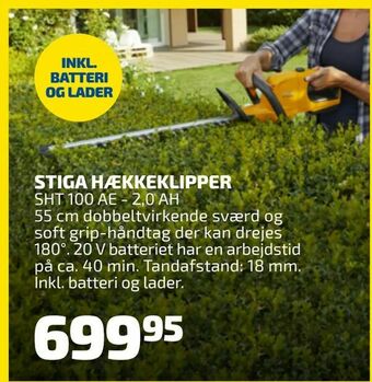Davidsen Stiga hækkeklipper tilbud
