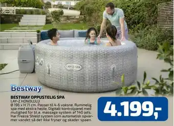 Davidsen Bestway oppustelig spa tilbud
