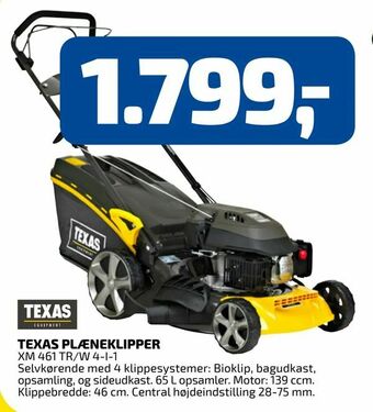 Davidsen Texas plæneklipper tilbud