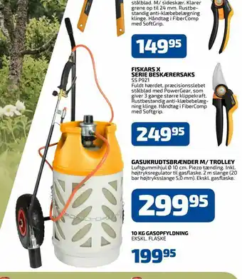 Davidsen Gasukrudtsbrænder m/ trolley tilbud
