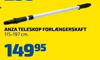 Davidsen Anza teleskop forlængerskaft tilbud