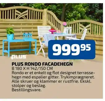 Davidsen Plus rondo facadehegn tilbud