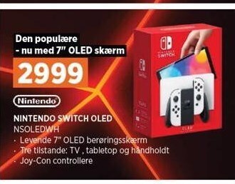 Power Nintendo switch oled tilbud
