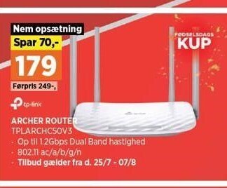 Power Archer router tilbud