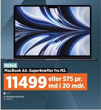 Power 13" macbook air (2022) tilbud