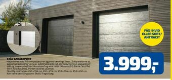 Stål garageport
