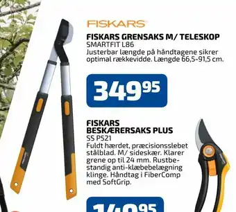 Davidsen Fiskars grensaks m/ teleskop tilbud