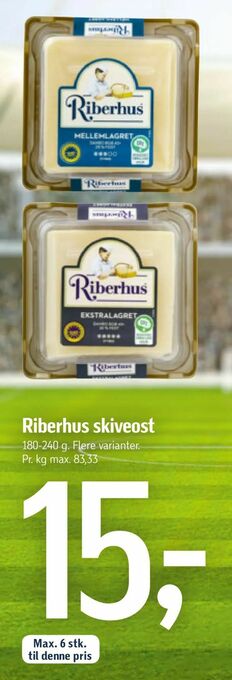 Føtex Riberhus skiveost tilbud