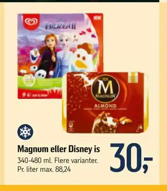 Føtex Magnum eller Disney is tilbud