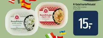 Føtex K-Salat kartoffelsalat tilbud