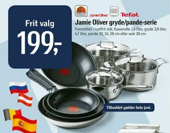 Føtex Jamie Oliver gryde/pande-serie tilbud