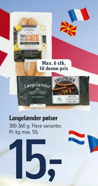 Føtex Langelænder pølser tilbud