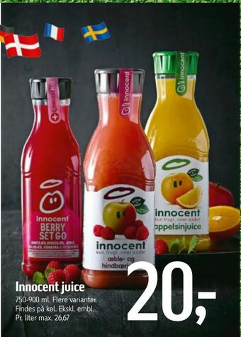 Føtex Innocent juice tilbud