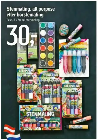 Stenmaling, all purpose eller børstemaling