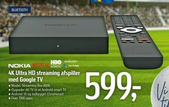 Føtex 4K Ultra HD streaming afspiller med Google TV tilbud
