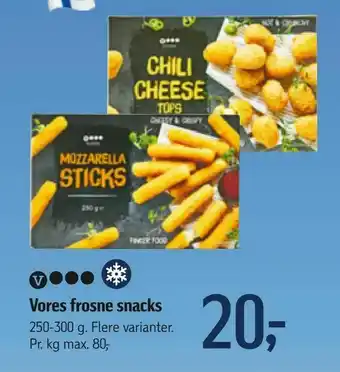 Føtex Vores frosne snacks tilbud