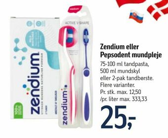 Føtex Zendium eller Pepsodent mundpleje tilbud