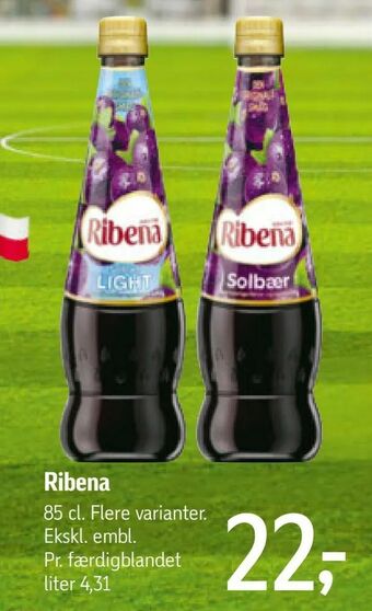 Føtex Ribena tilbud