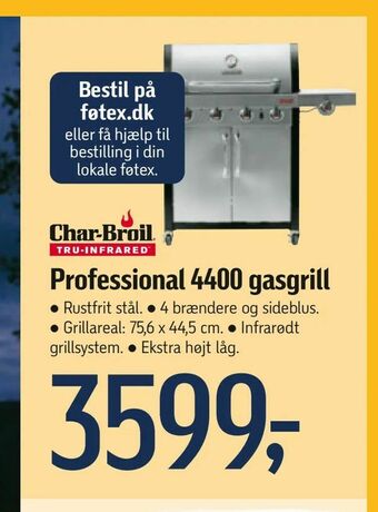 Føtex Professional 4400 gasgrill tilbud