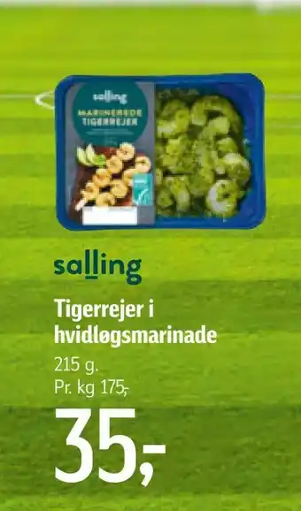 Føtex Tigerrejer i hvidløgsmarinade tilbud