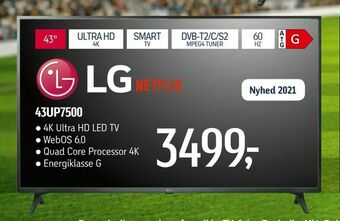 Føtex LG 43up7500 tilbud