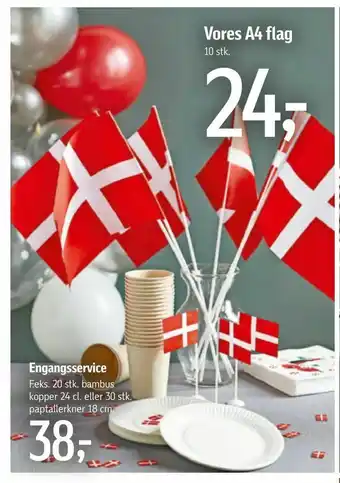 Føtex Vores A4 flag tilbud