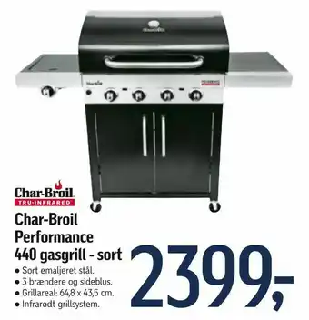 Føtex Char-Broil Performance 440 gasgrill - sort tilbud