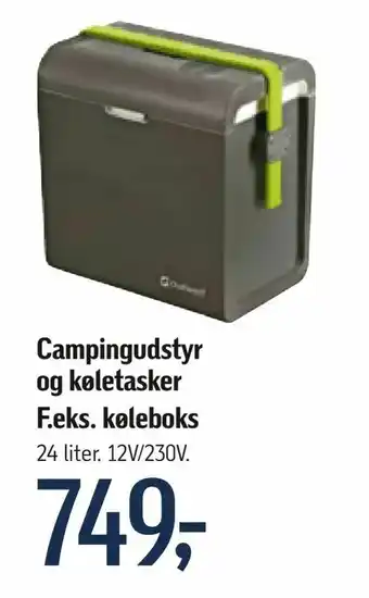 Campingudstyr og køletasker F.eks. køleboks