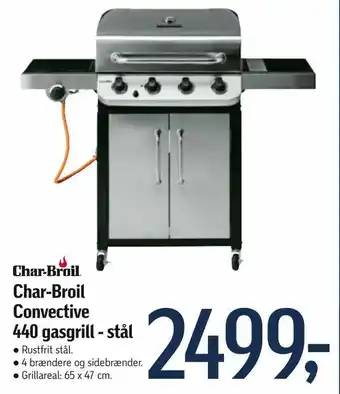 Føtex Char-Broil Convective 440 gasgrill - stål tilbud