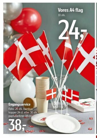 Føtex Engangsservice tilbud