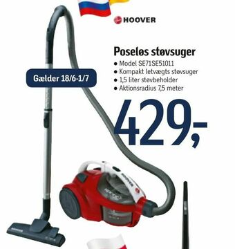 Føtex Poseløs støvsuger tilbud