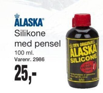 Harald Nyborg Alaska Silikone med Pensel tilbud
