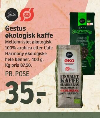 SPAR Gestus økologisk kaffe tilbud