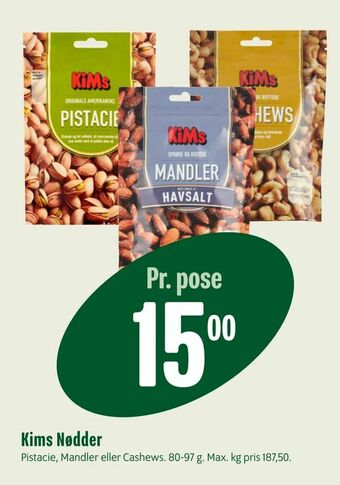 Min Købmand Kims Nødder tilbud