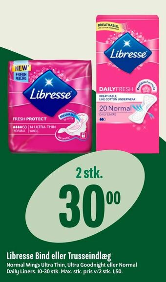 Min Købmand Libresse Bind eller Trusseindlæg tilbud