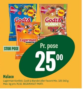 Min Købmand Malaco tilbud